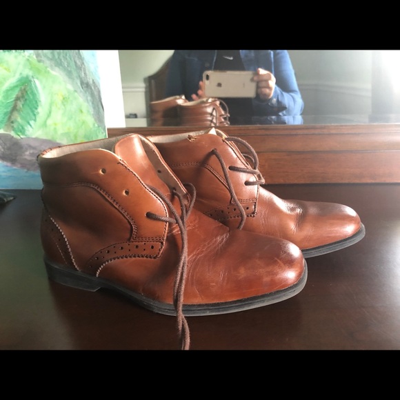 Florsheim cognac dress booties - Picture 3 of 5